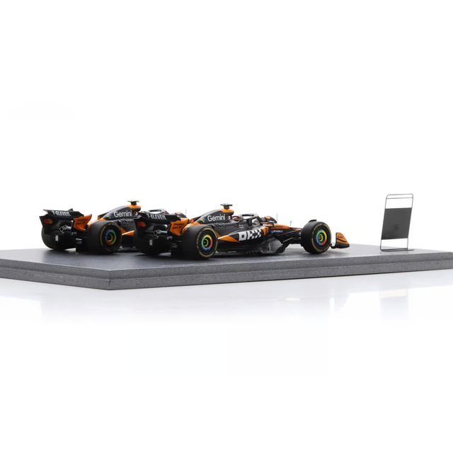 Spark F1 McLaren MCL39 No.4 & No.81 Formula 1 Constructors' Champion 2025 - Lando Norris & Oscar Piastri 1/43 Scale Model
