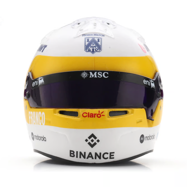 Spark Models F1 BWT Alpine F1 Team - Franco Colapinto - US GP 2025 1/5 Scale Mini Replica Helmet