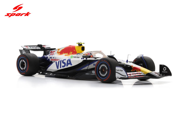 Spark Models F1 Racing Bulls VCARB 02 No.30 Visa Cash App Racing Bulls F1 Team 2025 - Liam Lawson - Japanese GP 2025 1/18 Scale Model