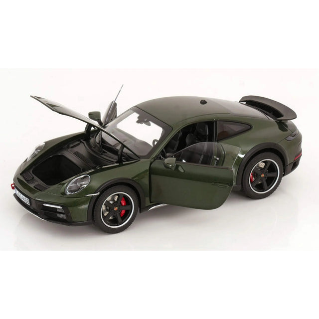 Norev Porsche 911 Dakar Oak Green Metallic 2023 1/18 Scale Model