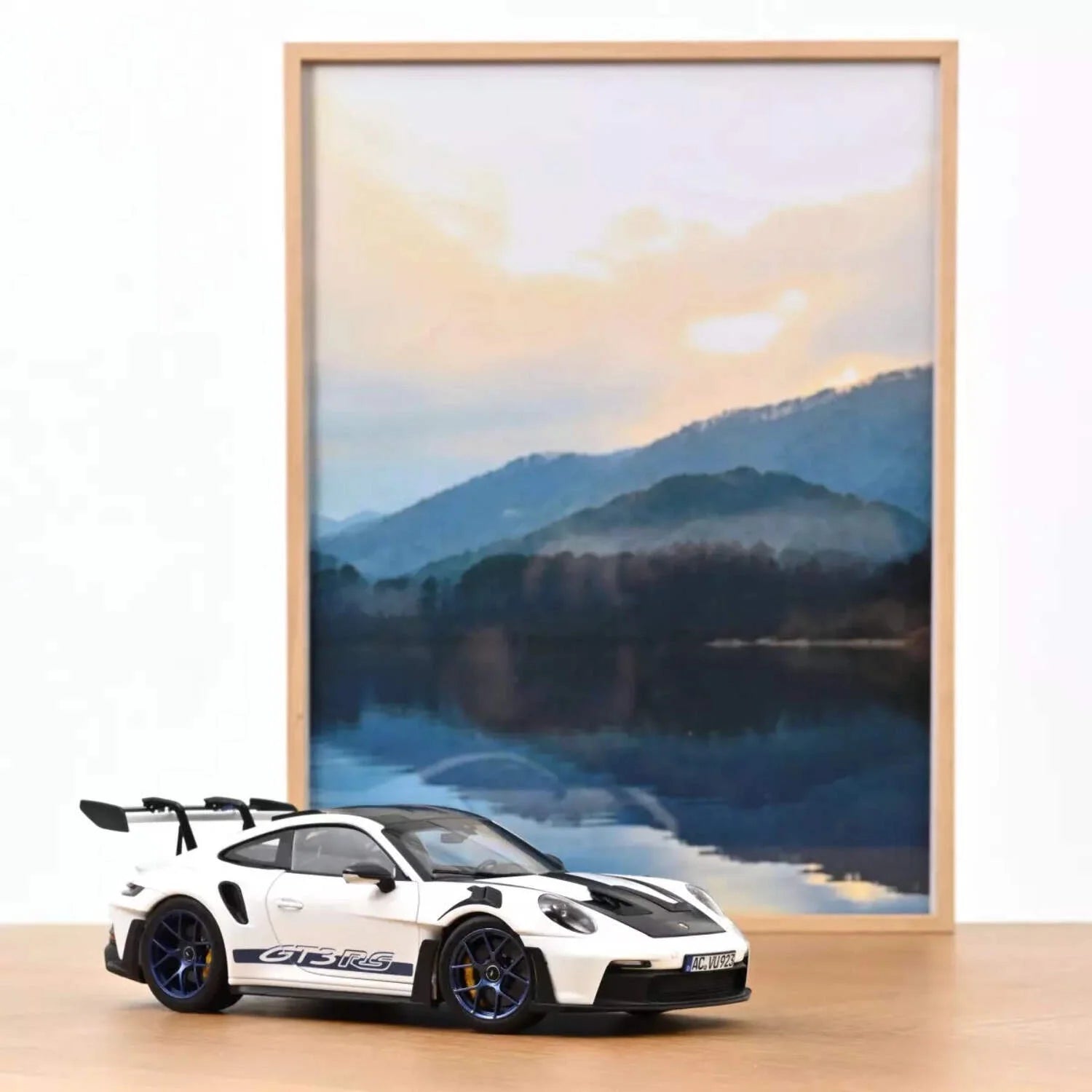 Norev Porsche 911 GT3 RS Weissach Pack White 1/18 Scale Model