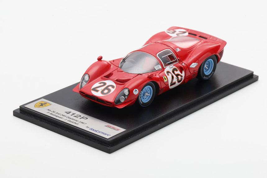 LookSmart Ferrari 412P No.26 3rd Daytona 24H 1967 - Pedro Rodriguez Jean Guichet 1/43 Scale Model