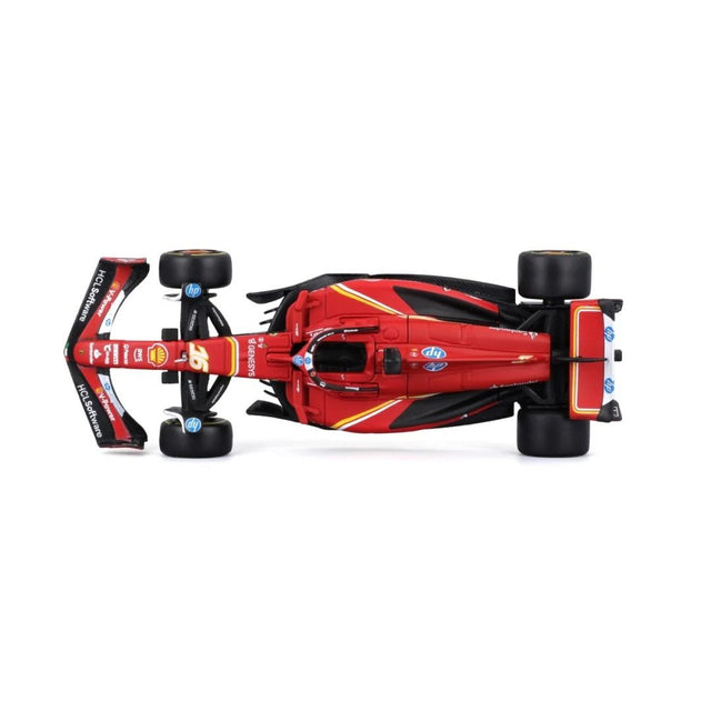 Bburago F1 2024 Ferrari F1 Team SF-24 Two Pack Charles Leclerc and Carlos Sainz 1/43 Scale Model
