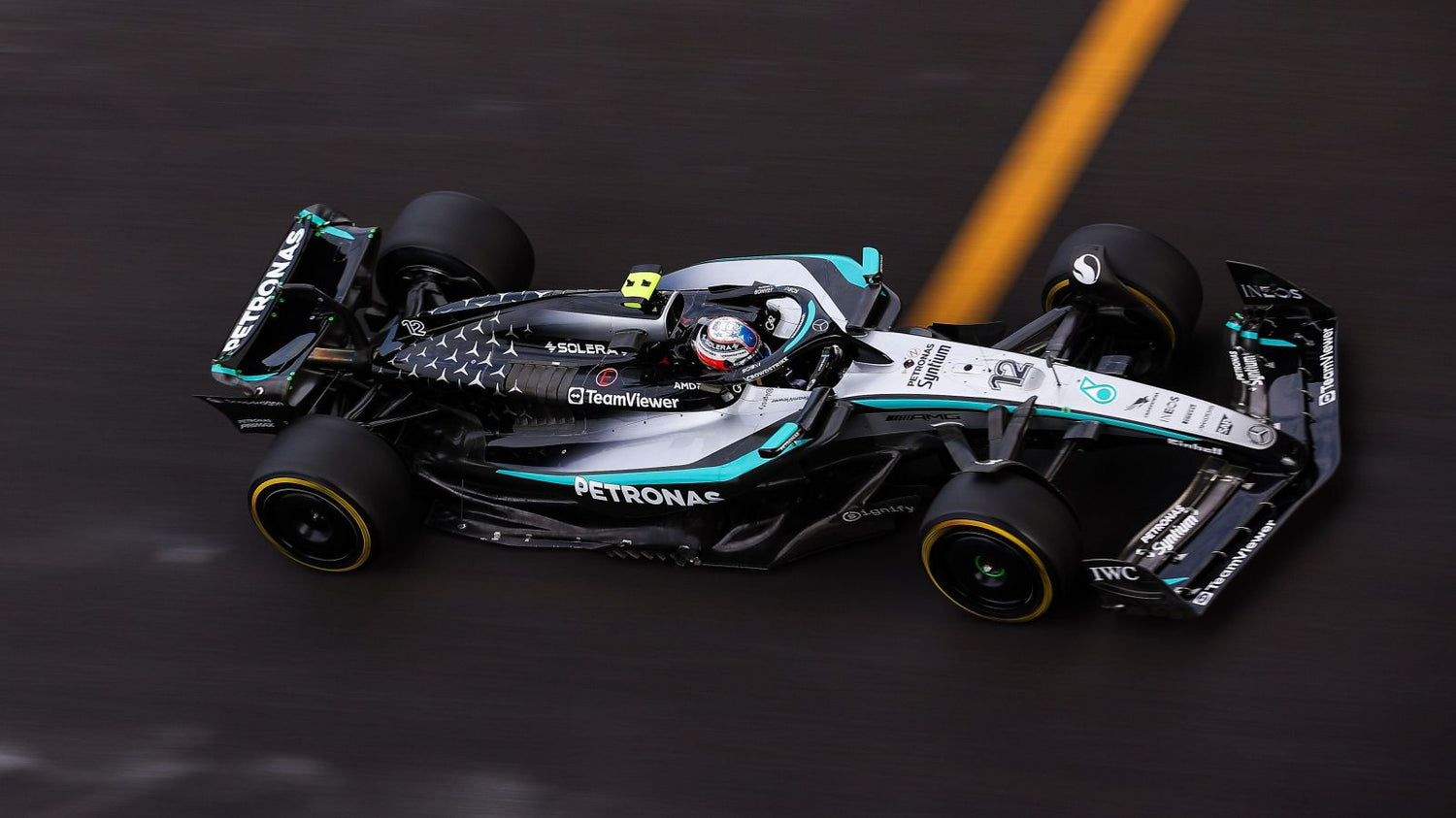 Bburago F1 Mercedes F1 Team AMG W16 2025 Kimi Antonelli 1/43 Scale Model