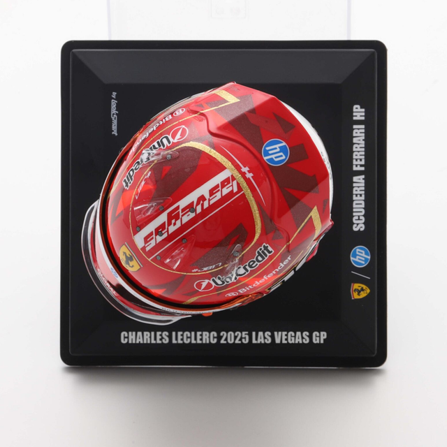 LookSmart F1 Charles Leclerc – Scuderia Ferrari HP La Vegas GP 2025 1/5 Scale Mini Replica Helmet