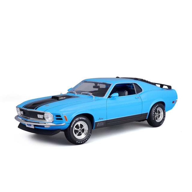 Maisto Ford Mustang Mach 1 1970 (Blue) 1/18 Scale Model