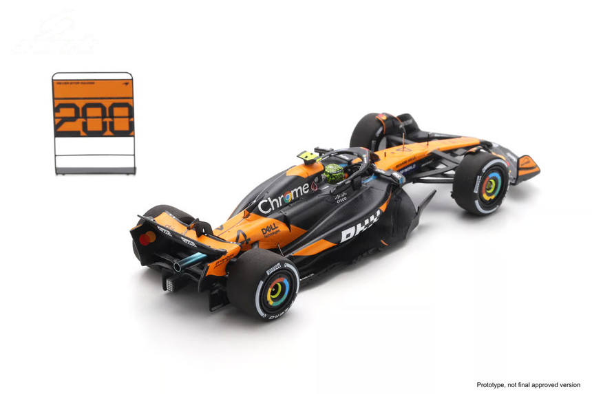 Spark Models F1 McLaren MCL39 No.4 McLaren F1 Team Winner Hungarian GP 2025 Lando Norris - McLaren 200GP 1/43 Scale Model