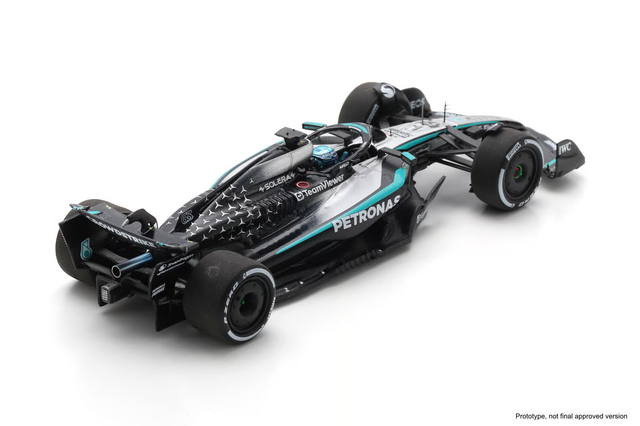 Spark Models F1 Mercedes F1 Team W16 No.63 Mercedes-AMG PETRONAS Winner Singapore GP 2025 George Russell 1/43 Scale Model