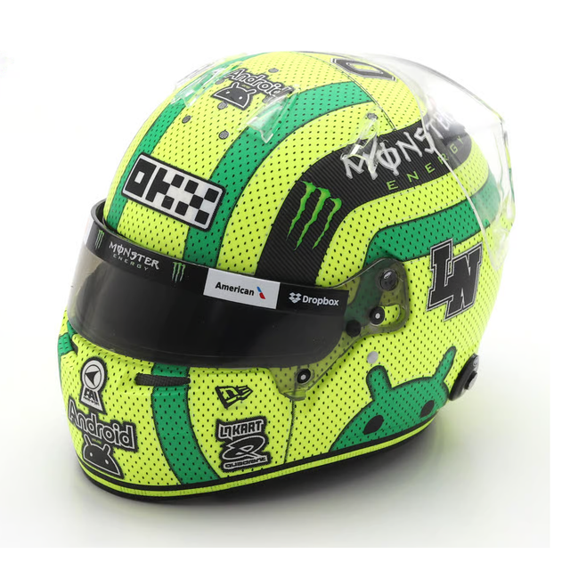 Spark Models F1 McLaren F1 Team - Lando Norris - US GP 2025 1/5 Scale Mini Replica Helmet