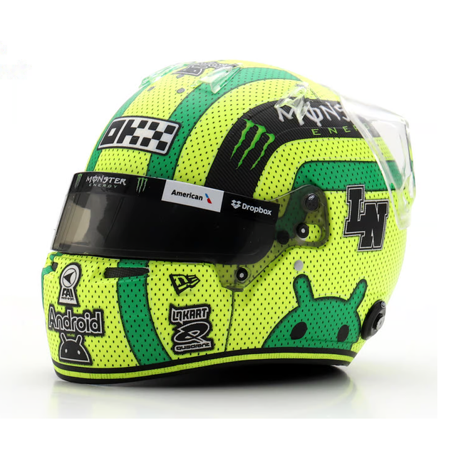 Spark Models F1 McLaren F1 Team - Lando Norris - US GP 2025 1/5 Scale Mini Replica Helmet