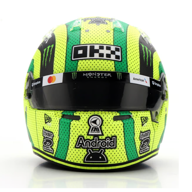 Spark Models F1 McLaren F1 Team - Lando Norris - US GP 2025 1/5 Scale Mini Replica Helmet