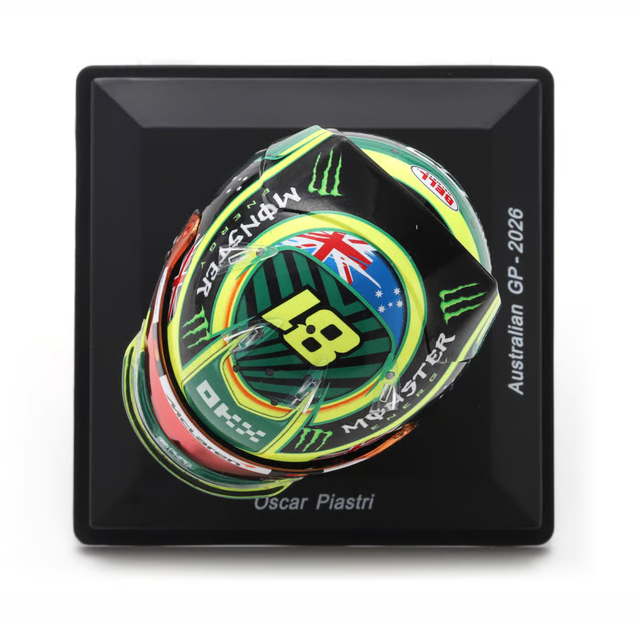 Spark Models F1 McLaren Mastercard F1 Team - Oscar Piastri - Australian GP 2026 1/5 Scale Mini Replica Helmet