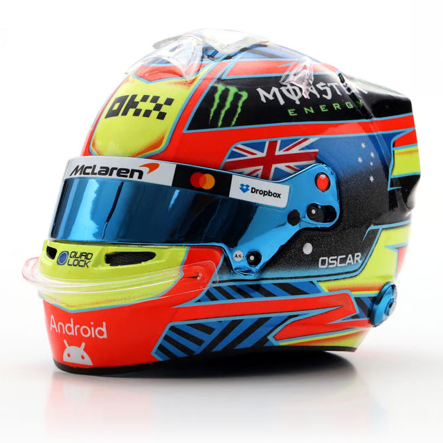 Spark Models F1 McLaren Mastercard F1 Team - Oscar Piastri - 2026 1/5 Scale Mini Replica Helmet