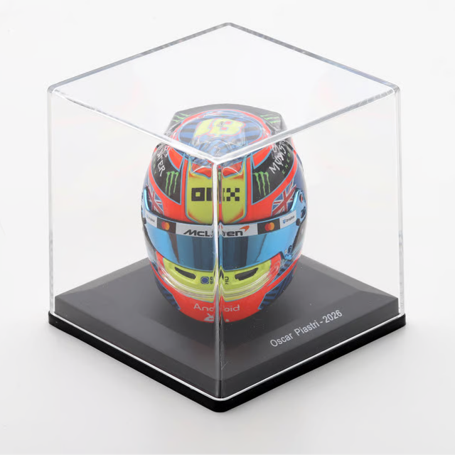 Spark Models F1 McLaren Mastercard F1 Team - Oscar Piastri - 2026 1/5 Scale Mini Replica Helmet