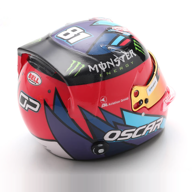 Spark Models F1 McLaren Formula 1 Team - Oscar Piastri - Las Vegas GP 2025 1/5 Scale Mini Replica Helmet