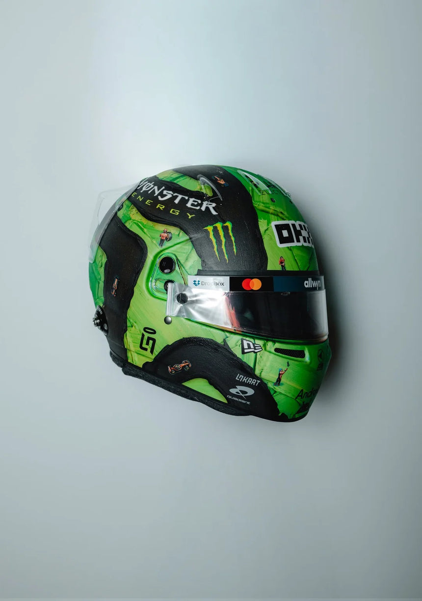 Spark Models F1 McLaren F1 Team - Lando Norris - Las Vegas GP 2025 1/5 Scale Mini Replica Helmet