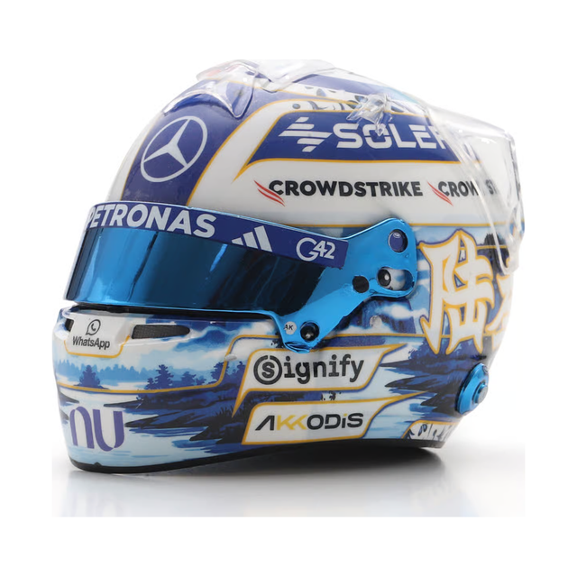 Spark Models F1 Mercedes-AMG Petronas - George Russell Chinese GP 2026 1/5 Scale Mini Replica Helmet