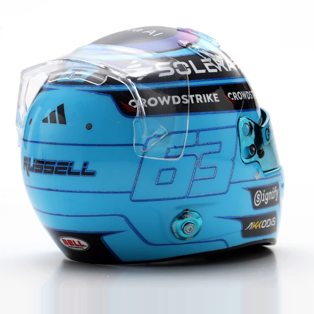 Spark Models F1 Mercedes-AMG PETRONAS F1 Team - George Russell - 2026 1/5 Scale Mini Replica Helmet
