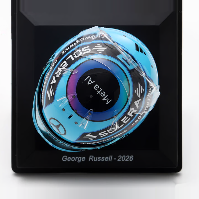 Spark Models F1 Mercedes-AMG PETRONAS F1 Team - George Russell - 2026 1/5 Scale Mini Replica Helmet
