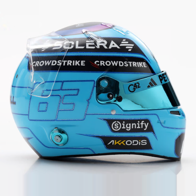 Spark Models F1 Mercedes-AMG PETRONAS F1 Team - George Russell - 2026 1/5 Scale Mini Replica Helmet