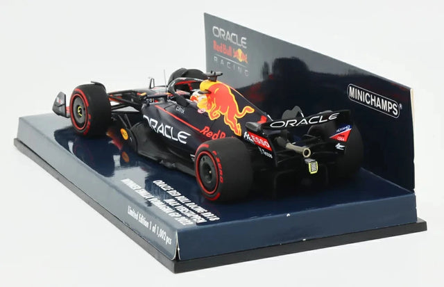 Minichamps F1 Red Bull Racing RB18 Max Verstappen F1 Winner Emilia-Romagna GP 2022 1/43 Scale Model