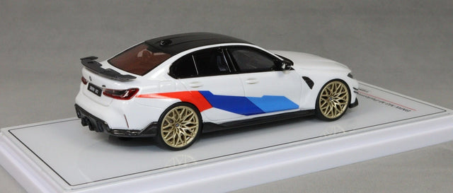 TSM BMW M3 M-Performance (G80) Alpine White 1/43 Scale Model Car