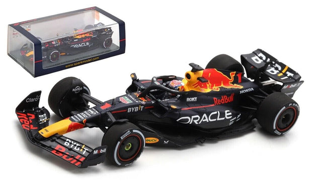 Spark Models F1 Oracle Red Bull Racing RB19 No.1 - Winner Bahrain GP 2023 - Max Verstappen 1/43 Scale Model