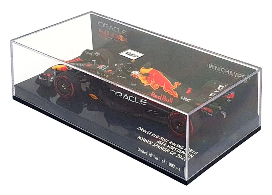 Minichamps F1 Red Bull Racing RB18 Max Verstappen F1 Winner Emilia-Romagna GP 2022 1/43 Scale Model