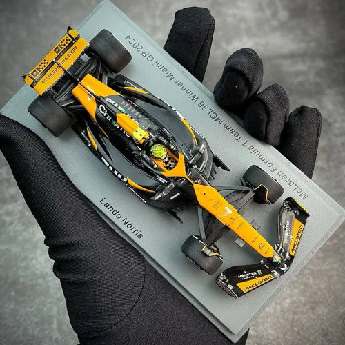 Spark Models F1 McLaren F1 Team MCL38 No.4 Winner Miami GP 2024 - Lando Norris 1/43 Scale Model