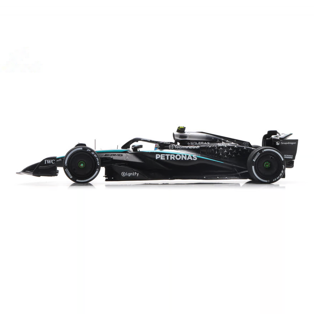 Spark Models F1 Mercedes F1 Team W16 No.12 Mercedes-AMG PETRONAS 4th Azerbaijan GP 2025 Kimi Antonelli 1/43 Scale Model