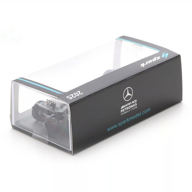 Spark Models F1 Mercedes F1 Team W16 No.12 Mercedes-AMG PETRONAS 4th Azerbaijan GP 2025 Kimi Antonelli 1/43 Scale Model