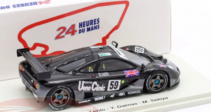 Spark Models F1 McLaren F1 GTR No.59 Winner Le Mans 24H 1995 - J. J. Lehto - Y. Dalmas - M. Sekiya 1/43 Scale Model
