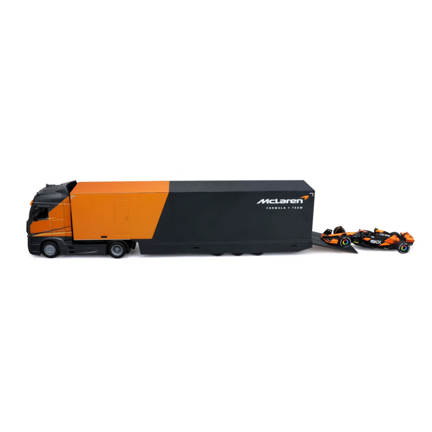 Bburago F1 McLaren F1 Racing Transporter MCL38 2024 - Lando Norris 1/43 Scale