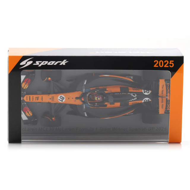Spark Models F1 McLaren MCL39 No.81 McLaren F1 Team - Winner Spanish GP 2025 - Oscar Piastri 1/43 Scale Model