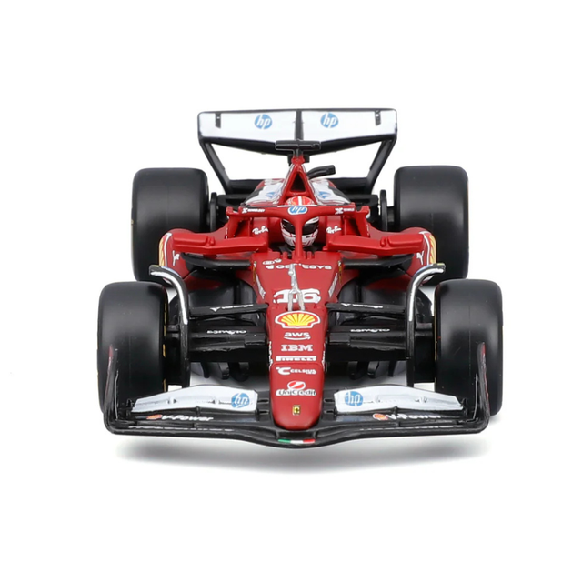 Bburago F1 Ferrari F1 Team SF-25 2025 Charles Leclerc With Helmet 1/43 Scale Model