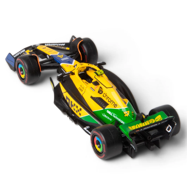 Bburago F1 McLaren F1 MCL38 2024 No.4 - Lando Norris Senna Livery 1/43 Scale Model