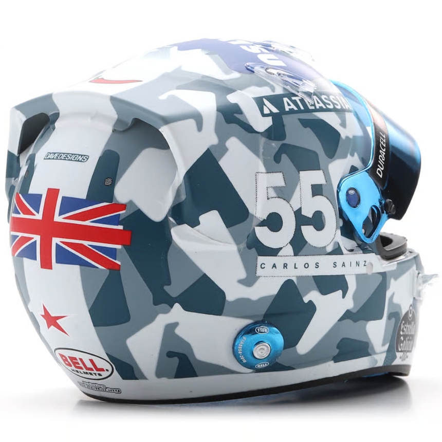 Spark Models F1 Williams Racing - Carlos Sainz - British GP 2025 Mini Replica Helmet 1/5 Scale Model