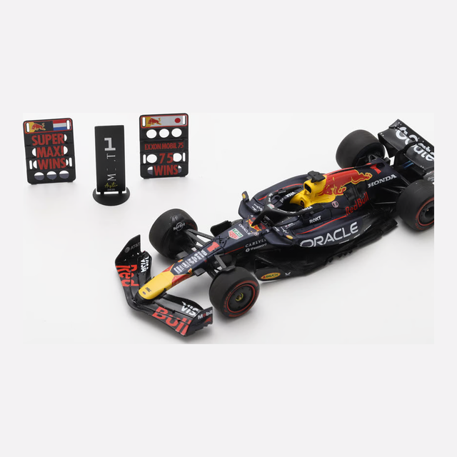 Spark Models F1 Red Bull Racing RB21 No.1 Oracle Red Bull Racing - Winner US GP 2025 - Max Verstappen 1/43 Scale Model