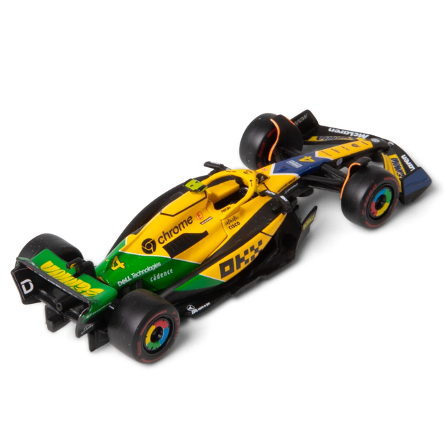 Bburago F1 McLaren F1 MCL38 2024 No.4 - Lando Norris Senna Livery 1/43 Scale Model