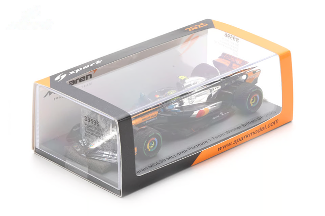 Spark Models F1 McLaren MCL39 No.4 McLaren F1 Team - Winner British GP 2025 - Lando Norris 1/43 Scale Model