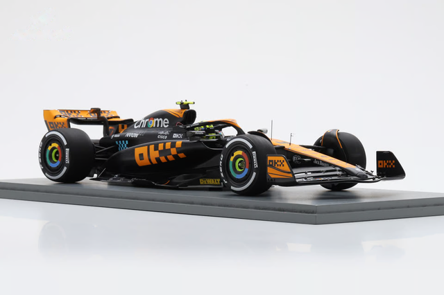 Spark Models McLaren MCL60 No.4 McLaren 2nd Japanese GP 2023 - Lando Norris 1/18 Scale Model