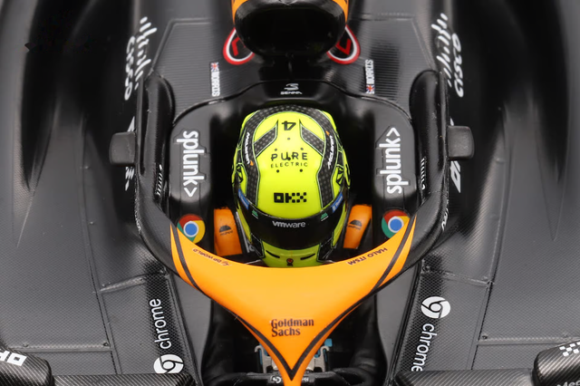 Spark Models McLaren MCL60 No.4 McLaren 2nd Japanese GP 2023 - Lando Norris 1/18 Scale Model