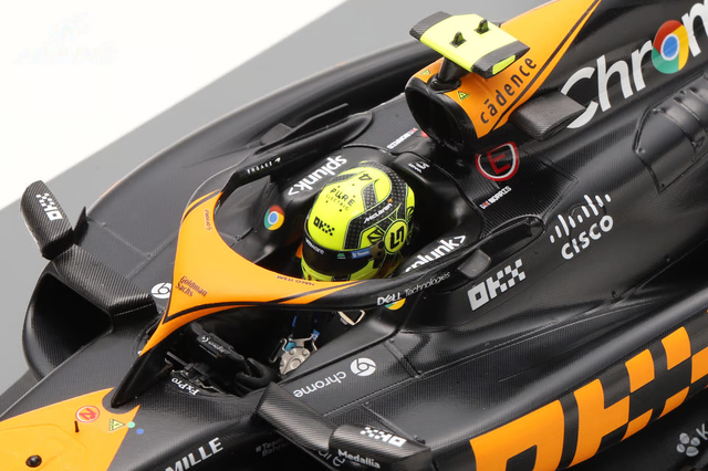 Spark Models McLaren MCL60 No.4 McLaren 2nd Japanese GP 2023 - Lando Norris 1/18 Scale Model