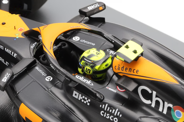Spark Models McLaren MCL60 No.4 McLaren 2nd Japanese GP 2023 - Lando Norris 1/18 Scale Model