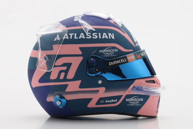 Spark Models F1 Williams Racing - Alexander Albon - 2025 Mini Replica Helmet Model 1/5 Scale Model