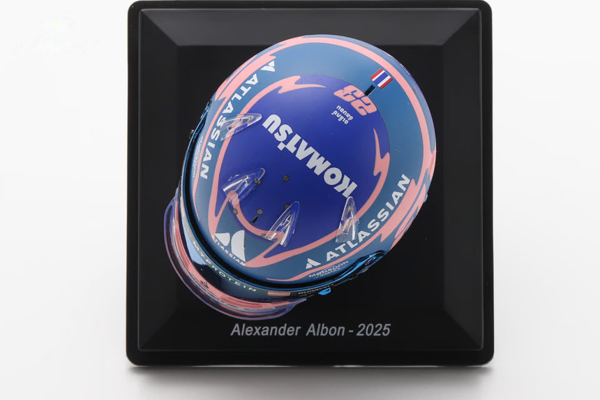 Spark Models F1 Williams Racing - Alexander Albon - 2025 Mini Replica Helmet Model 1/5 Scale Model