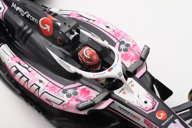 Spark Models F1 Haas F1 VF-25 No.31 MoneyGram Haas F1 Team - Japanese GP 2025 - Esteban Ocon 1/18 Scale Model