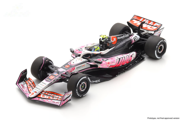 Spark Models F1 Haas F1 VF-25 No.87 MoneyGram Haas F1 Team - Japanese GP 2025 - Oliver Bearman 1/18 Scale Model