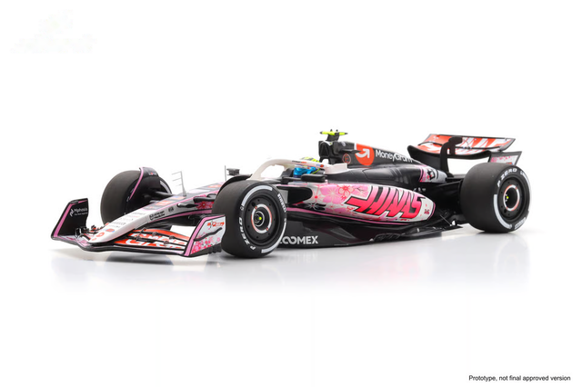 Spark Models F1 Haas F1 VF-25 No.87 MoneyGram Haas F1 Team - Japanese GP 2025 - Oliver Bearman 1/18 Scale Model
