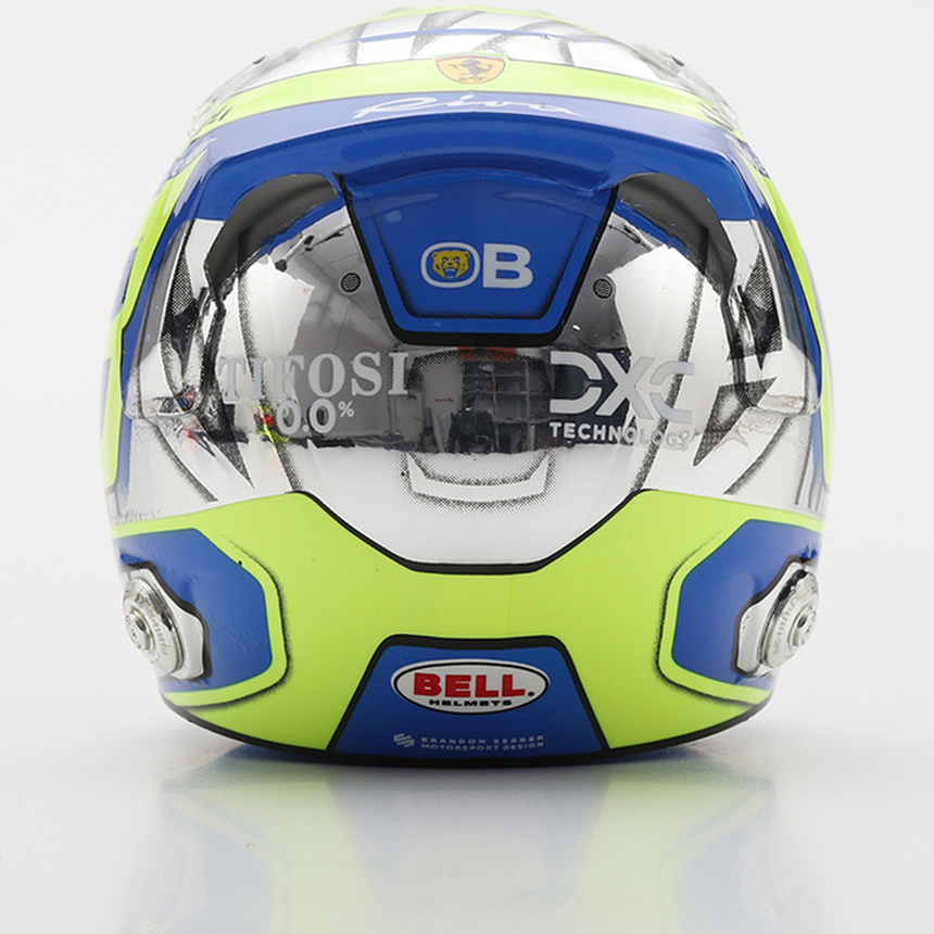 LookSmart F1 Oliver Bearman - Saudi Arabian GP 2024 Mini Replica Helmet 1/5 Scale Model